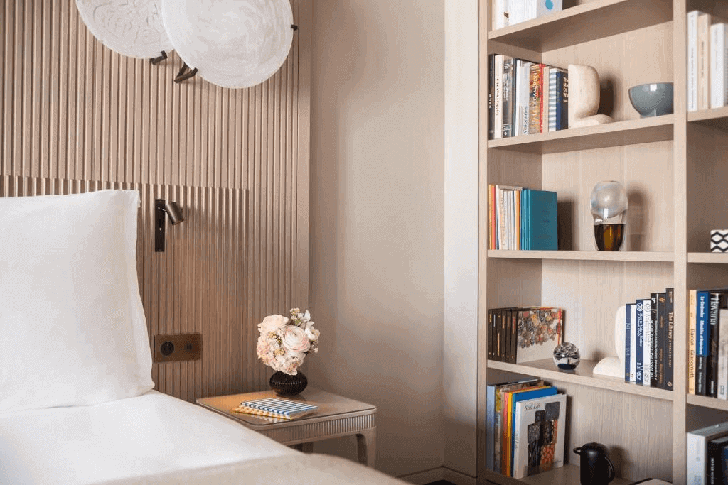 Artfully Curated Room with Bookshelf – Lutetia Paris