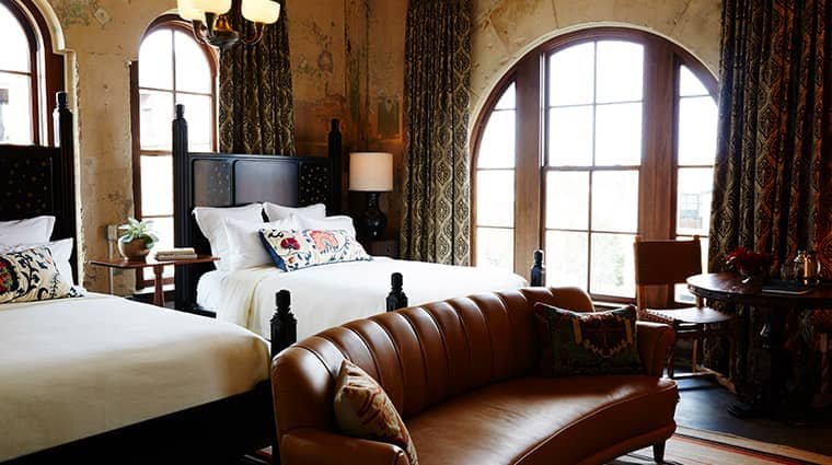 "Hotel Emma Rooms: Rustic Charm with a Refined Twist"